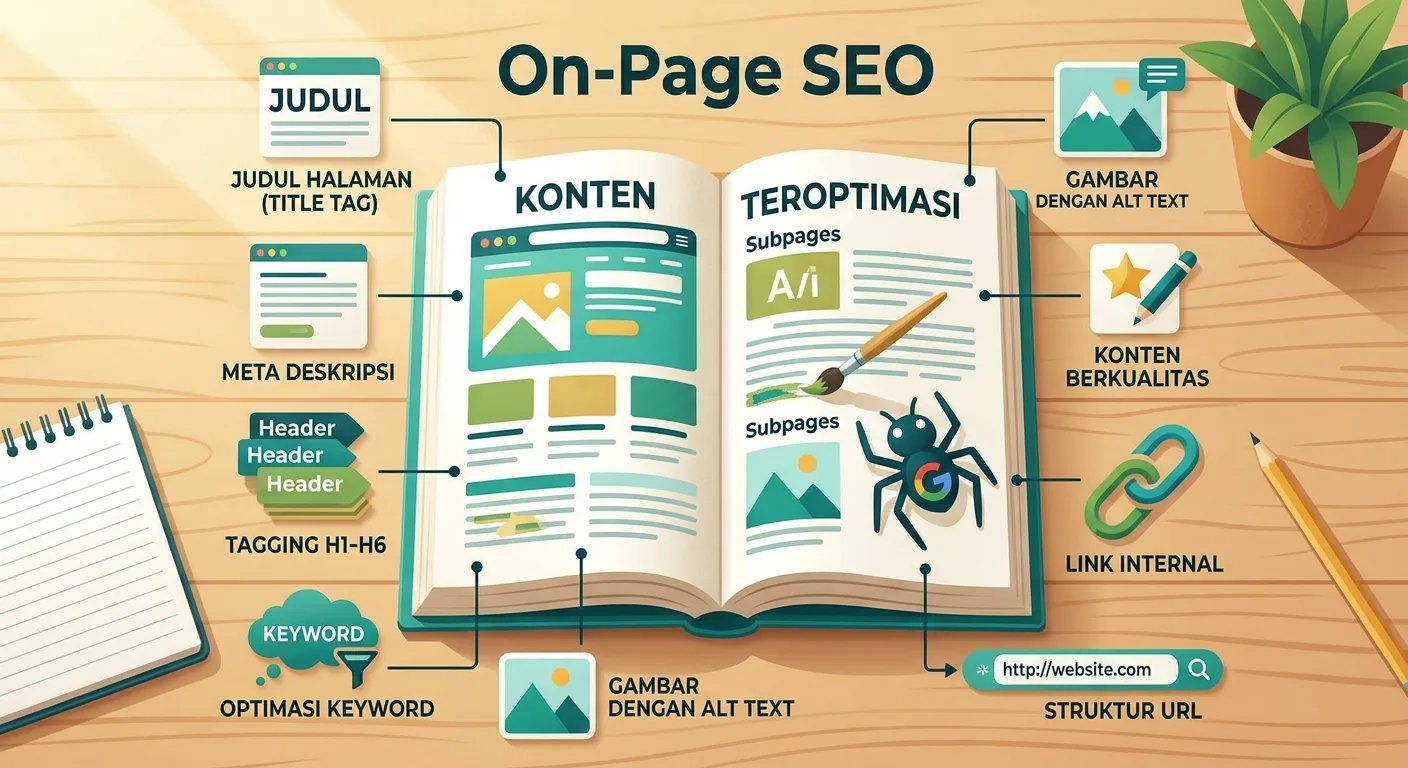On-Page SEO: Pengertian, Elemen, dan Urutan Optimasinya
