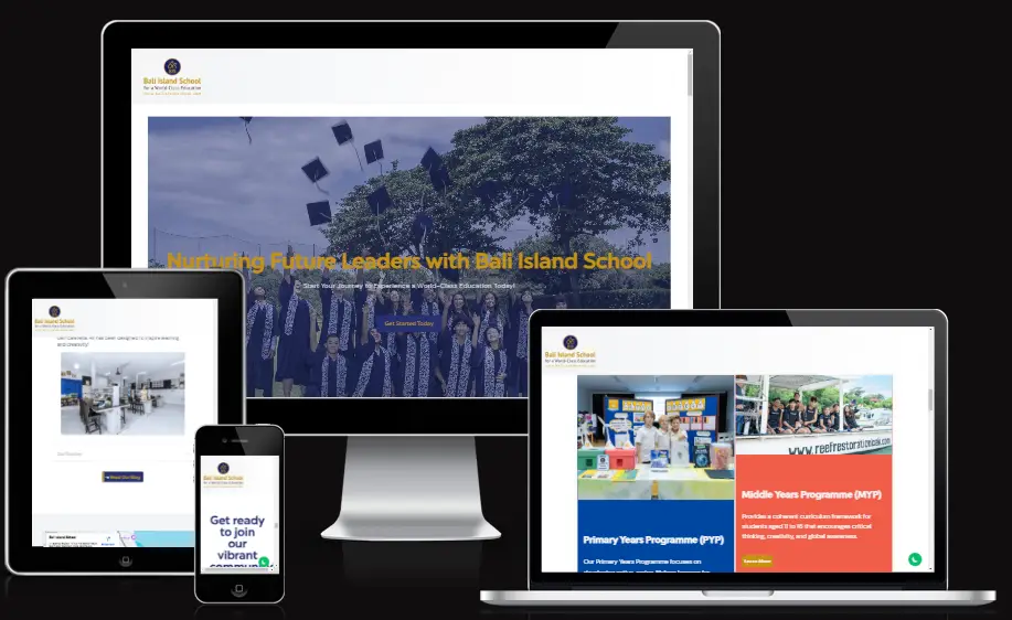 International School Landing Pages